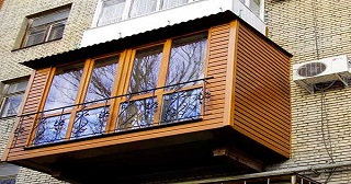 Внешняя отделка балкона Калуга цена от 1039 руб. м/2.